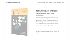 Desktop Screenshot of healproclaimteach.com