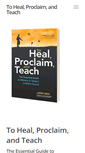 Mobile Screenshot of healproclaimteach.com