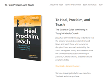 Tablet Screenshot of healproclaimteach.com